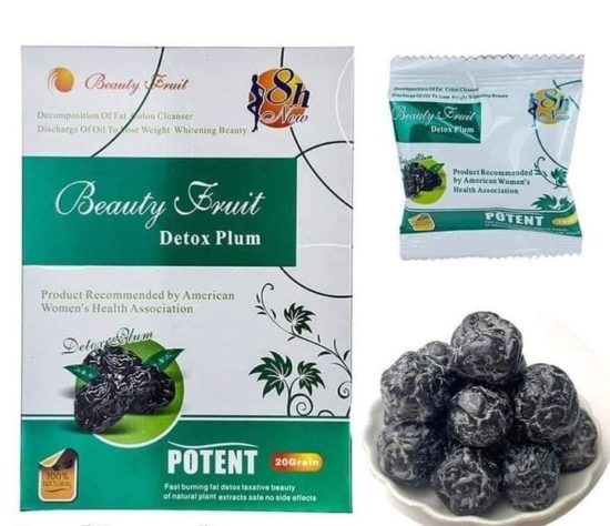 Beauty fruit detox plum