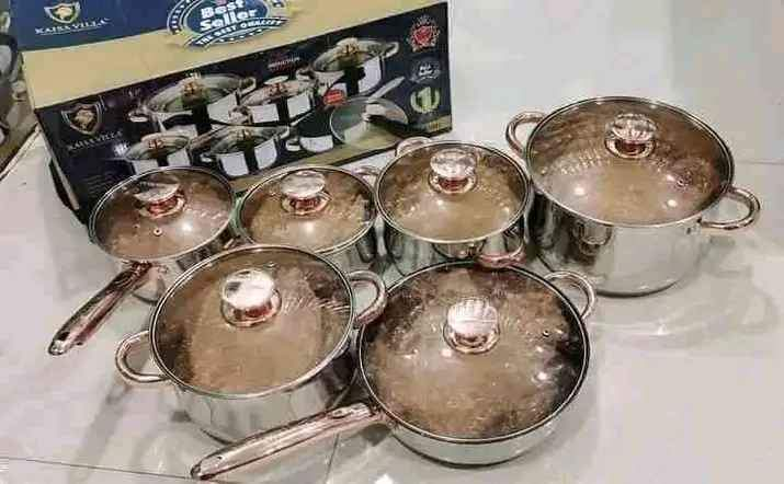 Kaisa Villa Cookware Set(12 Pcs Set)