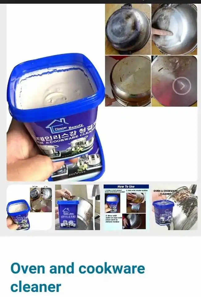 Oven and cookware cleaner