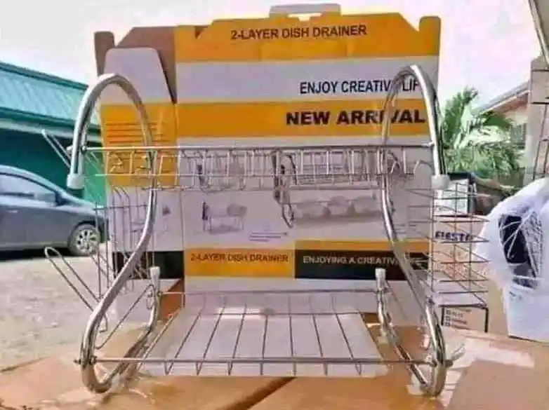 2 Layer Kitchen Dish Rack