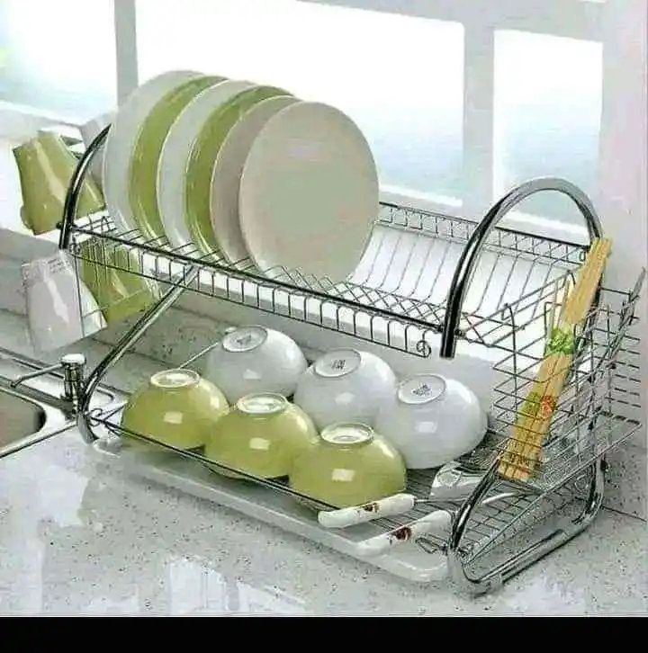 2 Layer Kitchen Dish Rack