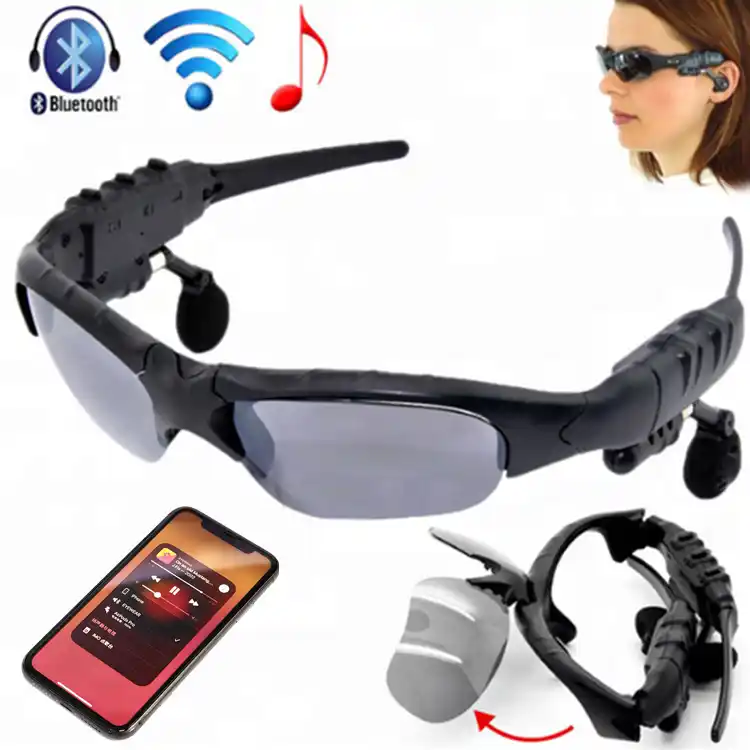 Sun glass with Wireless Bluetooth Headphone