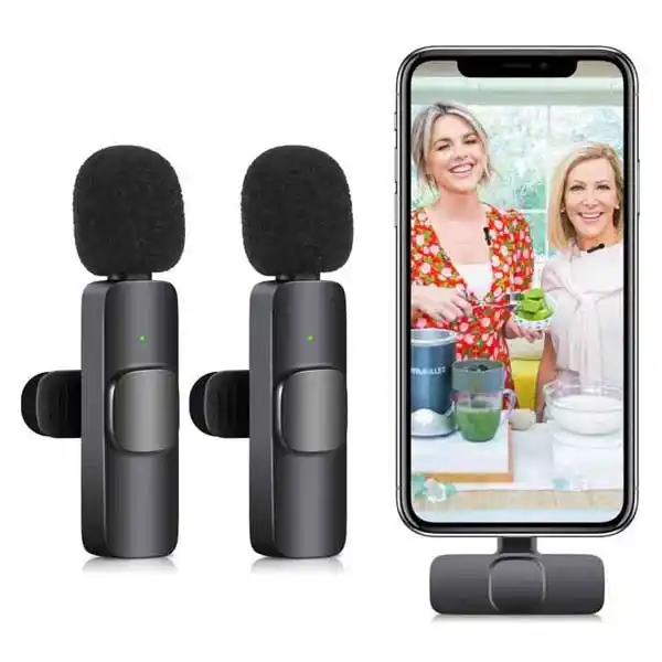K9 wireless double microphone