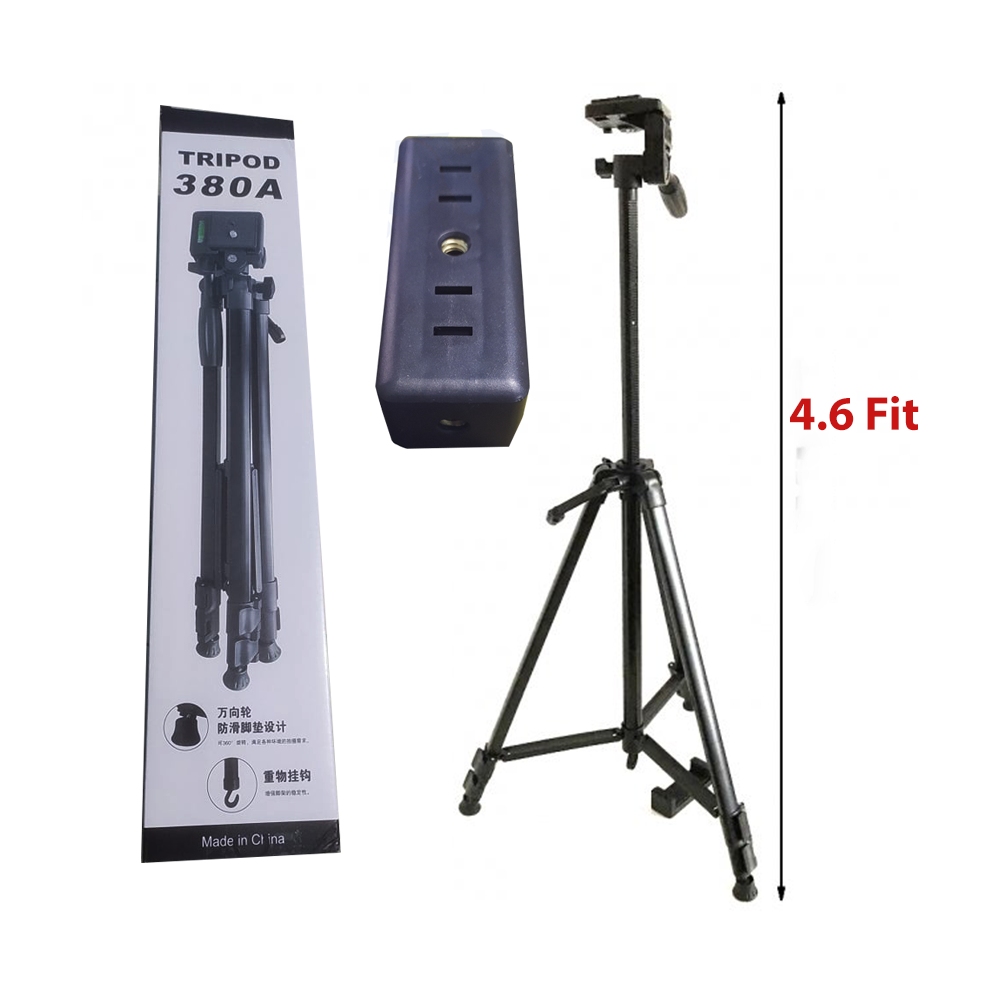 Tripod 380A For Camera stand With phone Holder