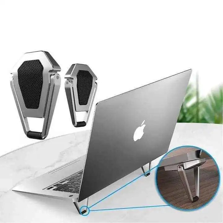 Portable Mini Metal Laptop Stand (2 Pcs)