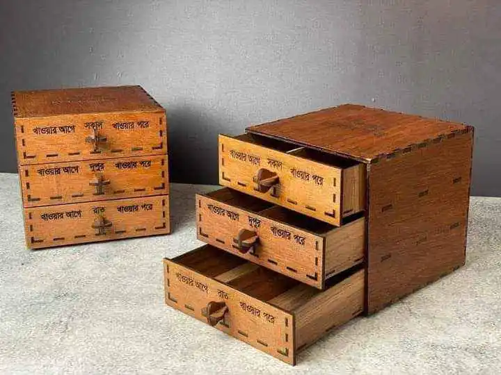 Medicine box(size-L)wood