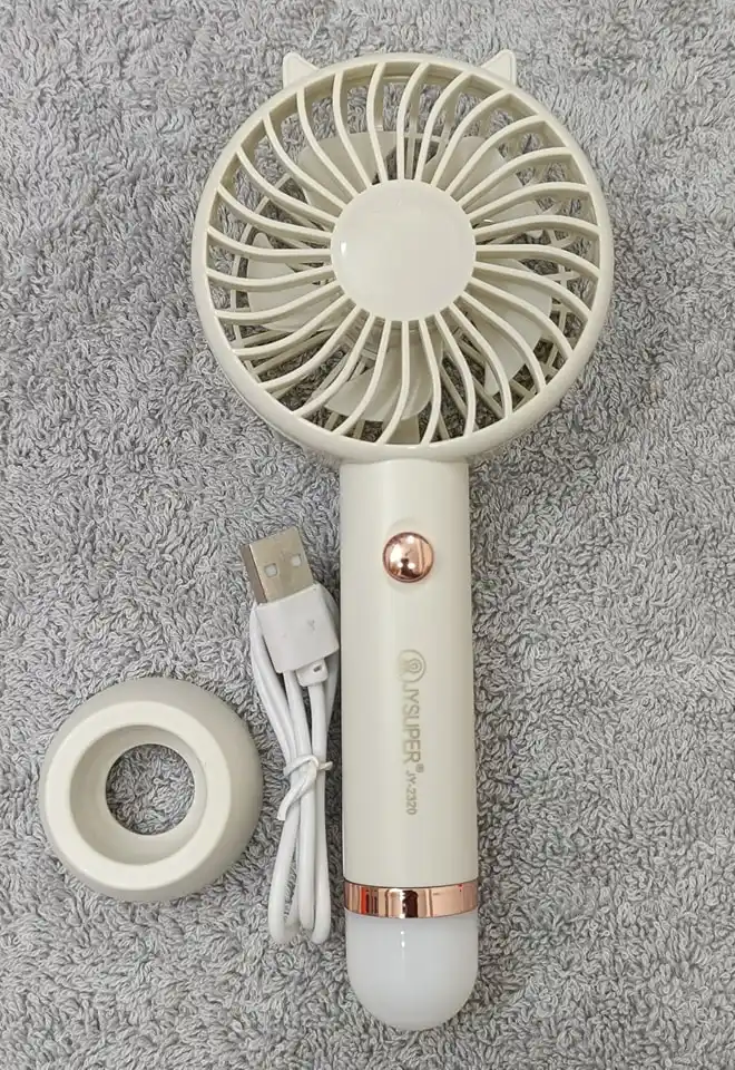 JYSUPER 2320 Mini Fan with LED Light