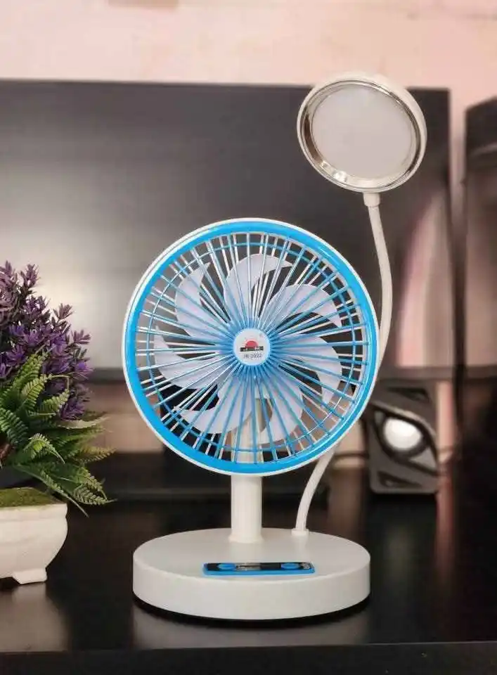 JR 2020 Rechargble fan With Led light